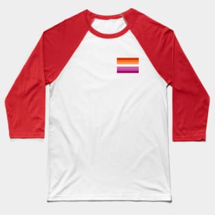 Lesbian Flag Baseball T-Shirt